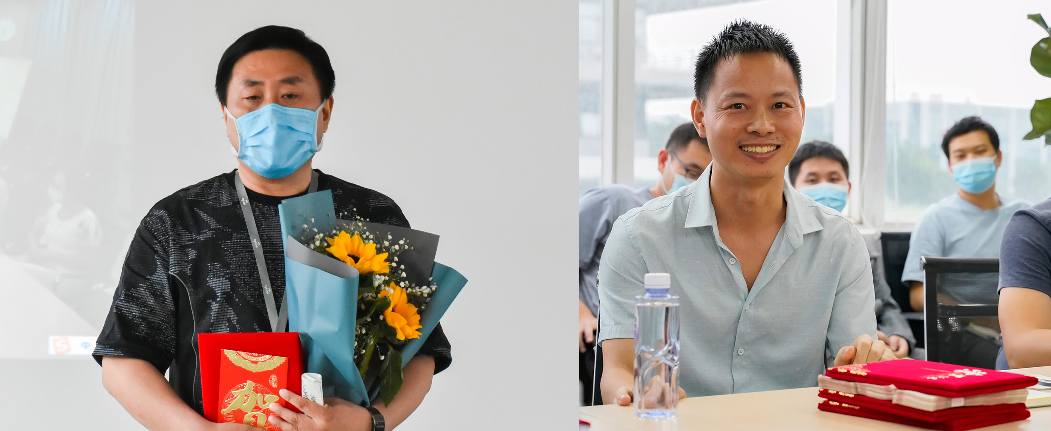 圖左張所成先生，圖右楊黎明先生